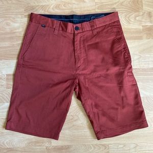dark burnt orange shorts